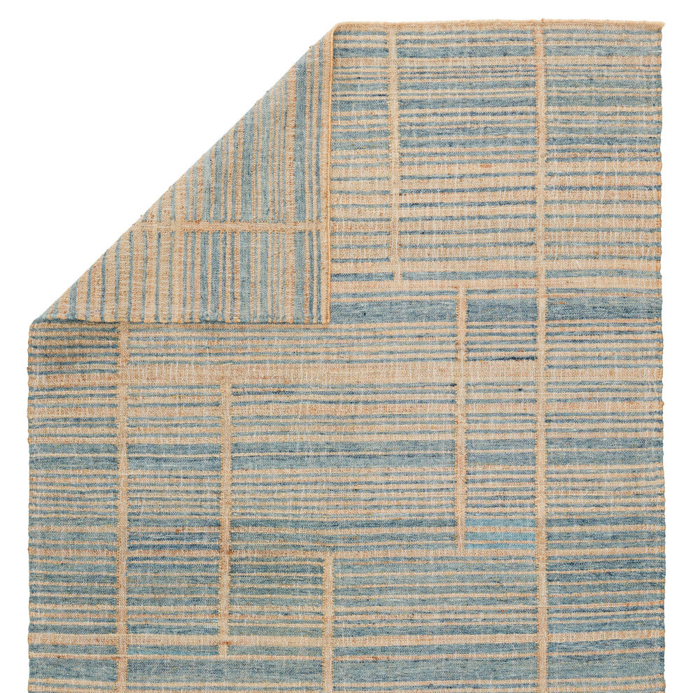Jaipur Living Ciana Handmade Striped Brown/Blue Area Rug 8'X10'