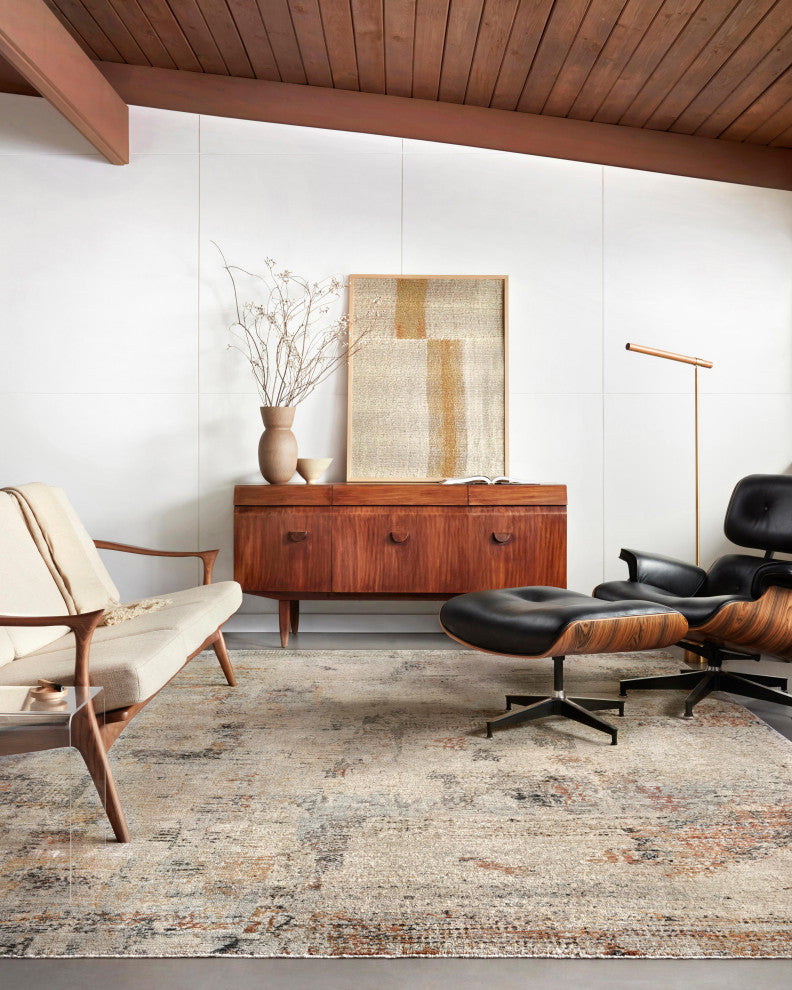 Loloi Axel AXE06 Sand and Multi Area Rug, Sand / Multi, 2'6"x10'0"