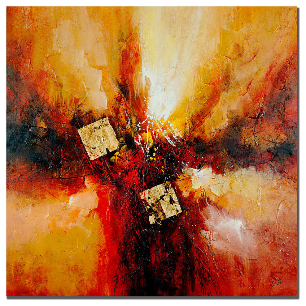 'Cube Abstract I' Canvas Art by Rio