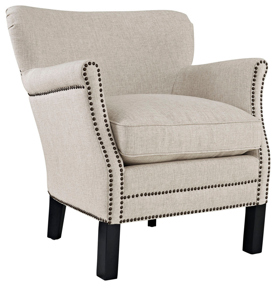 Sand Key Upholstered Fabric Armchair