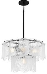 Quoizel CAS2824 Cassidy 5 Light 24"W Pendant - Matte Black