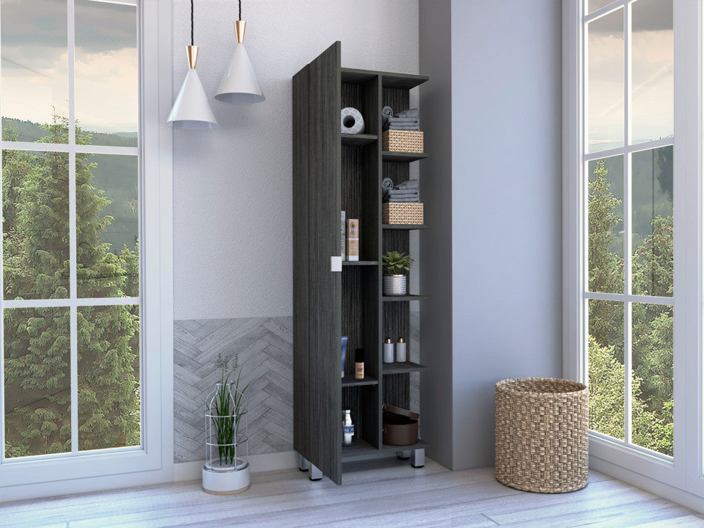 Los Angeles Corner Cabinet, Smoky Oak