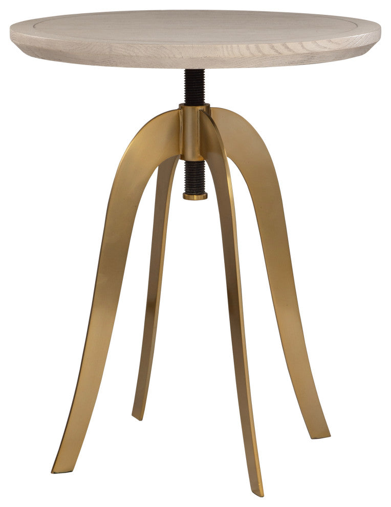 Uttermost Alice Oak Adjustable Accent Table