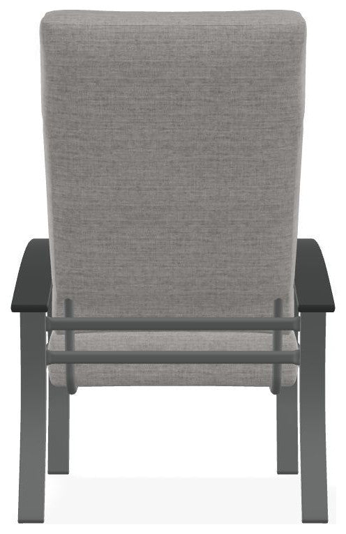 Belle Isle Cushion Outdoor Armchair, Graystone/Graphite