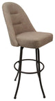 Swivel Counter 26" 30" Extra Tall 34" Metal Bar Stool M-235, Basin Beige - Coffe