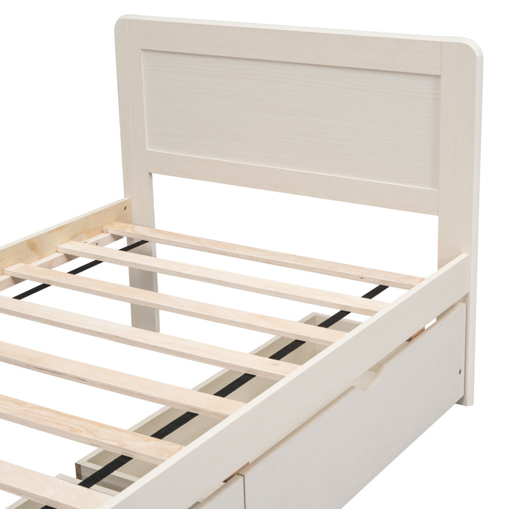 Gewnee Modern Design Twin Size Platform Bed Frame
