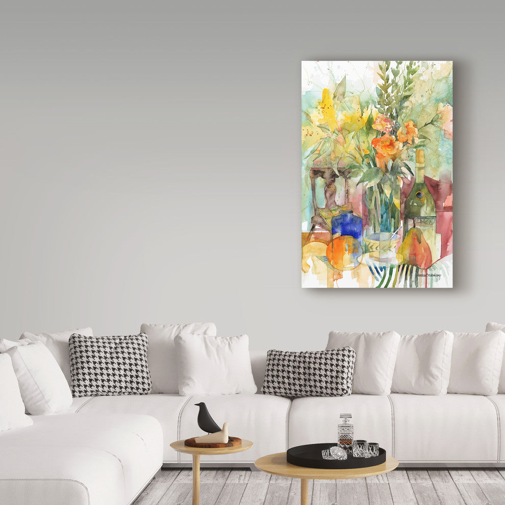 Annelein Beukenkamp 'Blue Bottle' Canvas Art