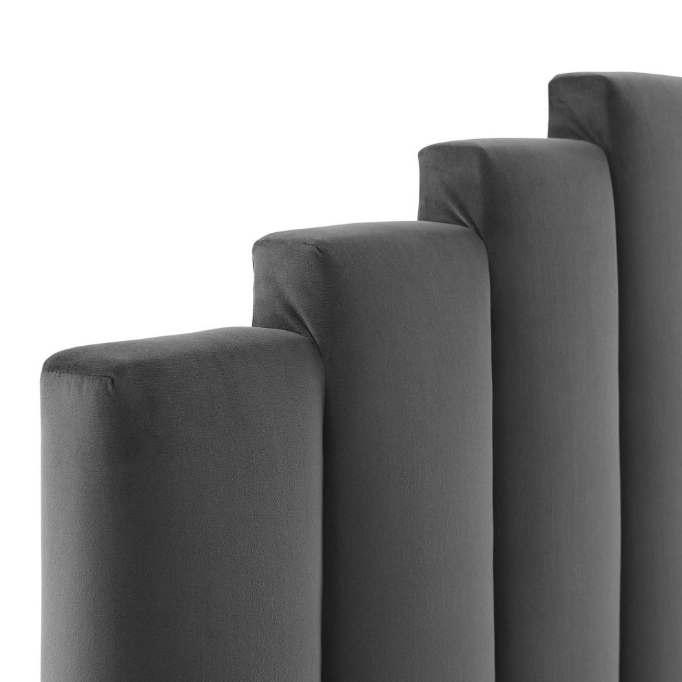 Noelle Performance Velvet Full/Queen Headboard MOD-6277-CHA