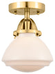 INNOVATIONS 288-1C-SG-G321 1-Light Semi-Flush Mount Satin Gold