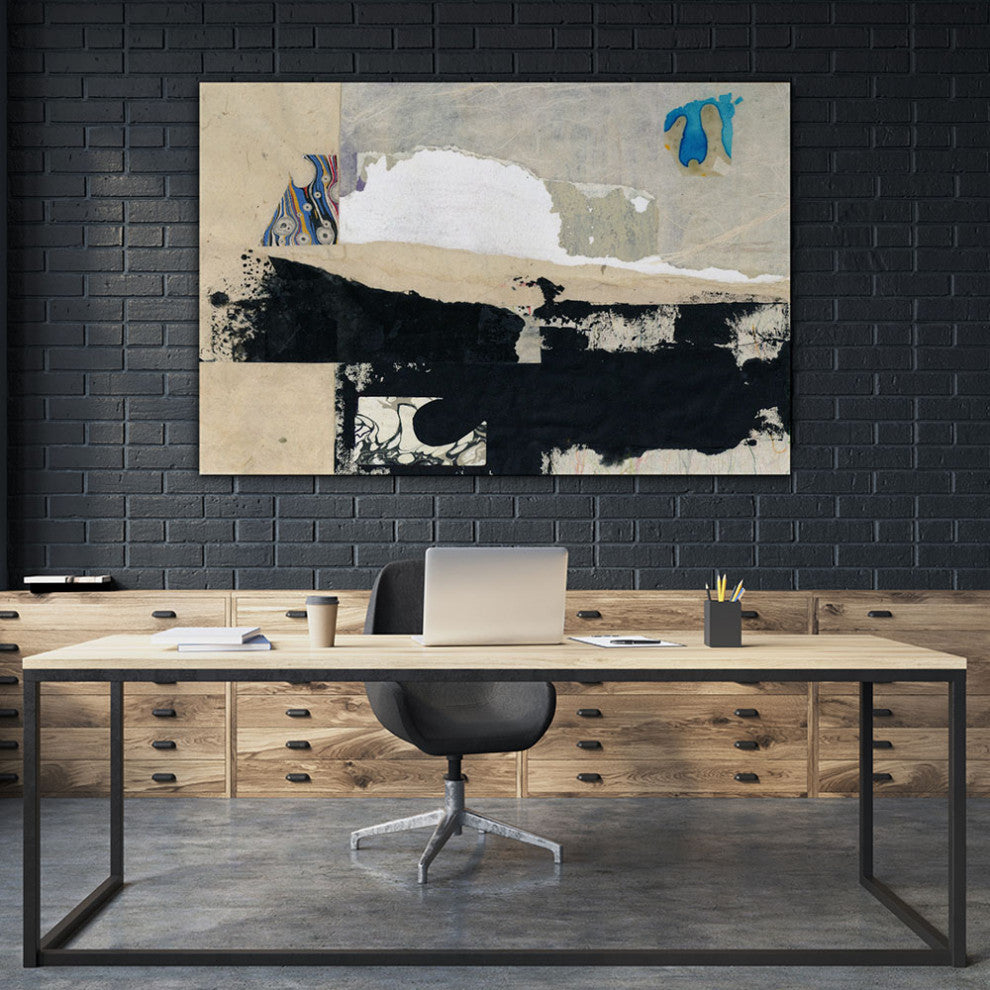 "Modern Collage VI" Fine Art Giant Canvas Print, 48"x72"