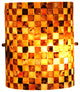 CHLOE Lighting SHELLEY Mosaic-Style Seashell Wall Sconce
