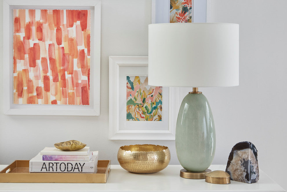 Trend Home 1-Light Brass Table Lamp