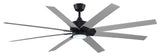 Fanimation Levon Custom-KIT-72-LK Levon Custom 72" 8 Blade LED - Black /