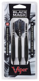 Black Magic Soft Tip Darts, 10 Knurled Rings, 18 Grams