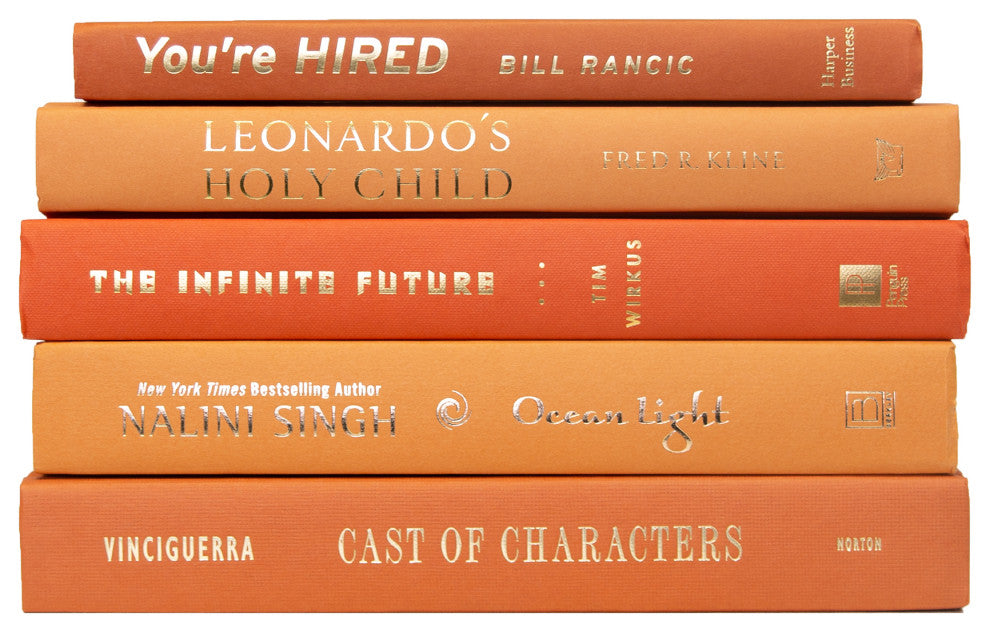 Modern Canyon Book Stack, 5-Piece Set