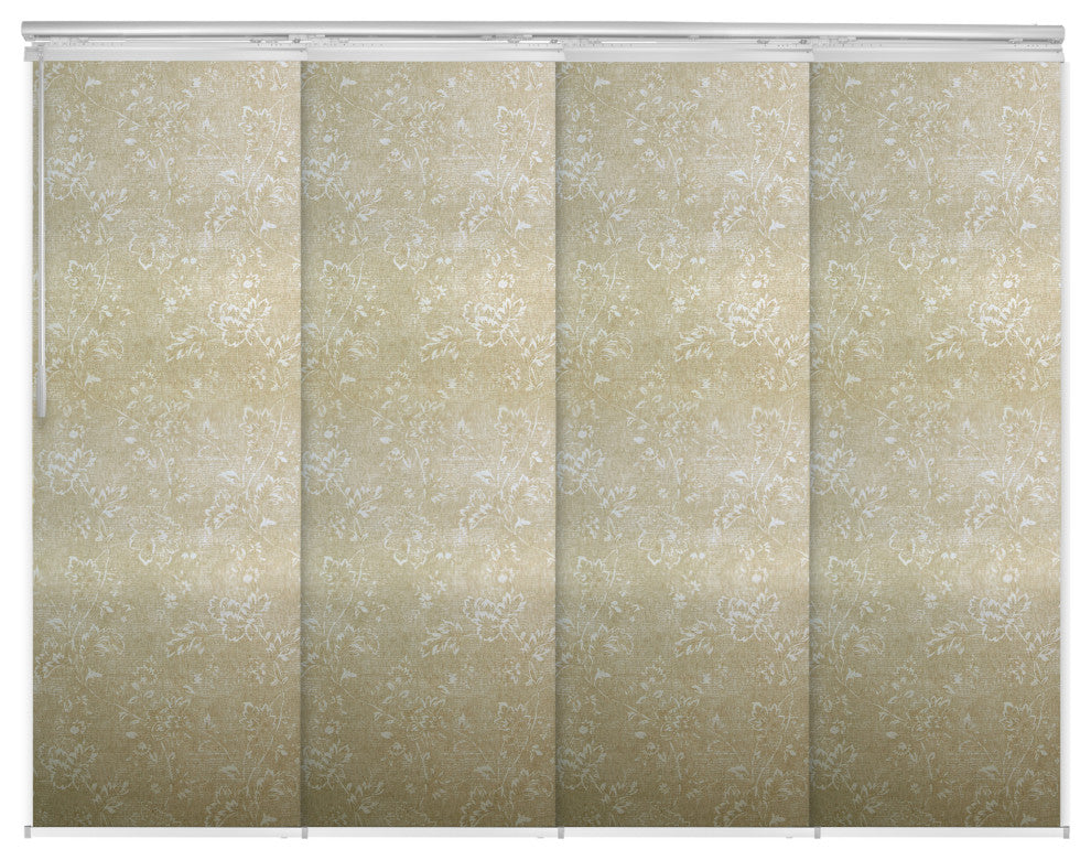 Sage 4-Panel Track Extendable Vertical Blinds 48-88"W