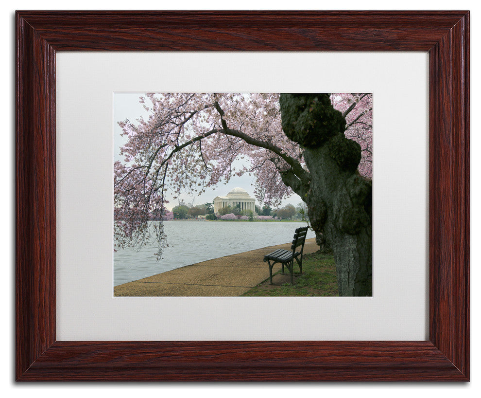 CATeyes 'Arched Blossoms' Matted Framed Art, 11x14