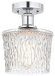Innovations 616-1F-PC-G402 Niagra 1 Light Semi-Flush Mount, Polished Chrome