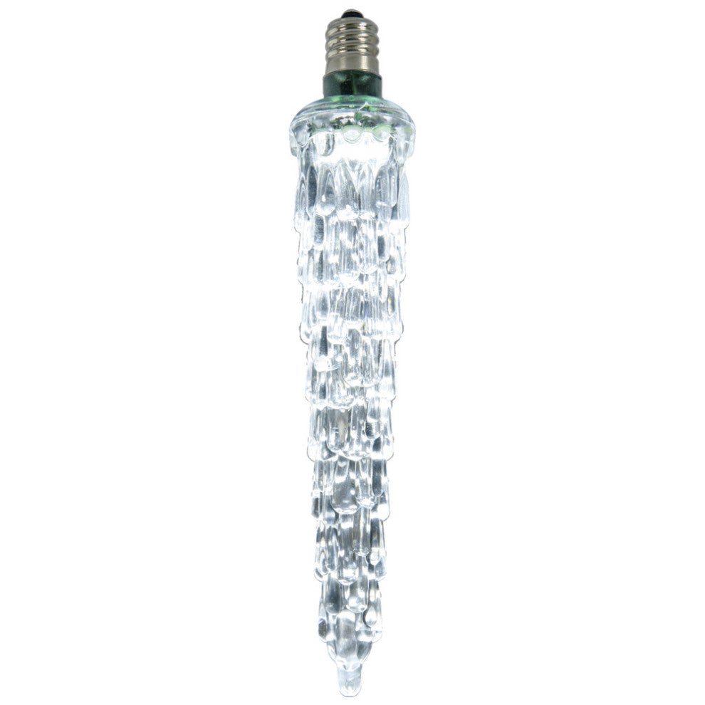 Vickerman Xice745 5" Led Cool White Falling Icicle Replacement Bulb