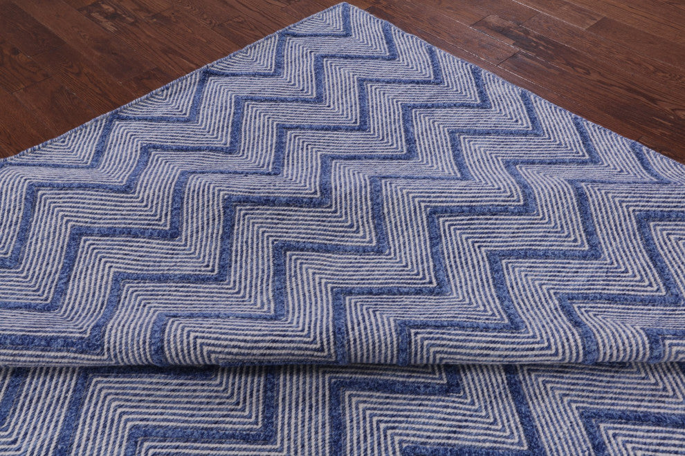 9' 1" X 12' 1" Flat Weave Handmade Wool Rug Q4865