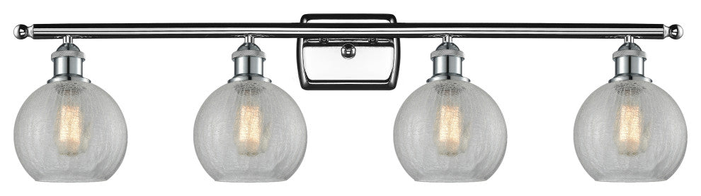 Innovations Lighting 516-4W-PC-G125-8 Athens 4 Light 36" Bath Vanity Light