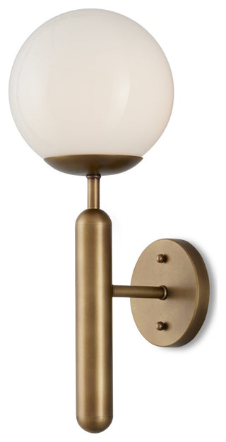 Barbican Single-Light Brass Wall Sconce