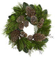 28" Pine Cone and Pine Wreath