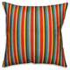 Stripes, Red Throw Pillow, 20"x20"