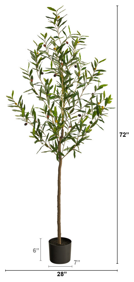 6' Olive Artificial Tree