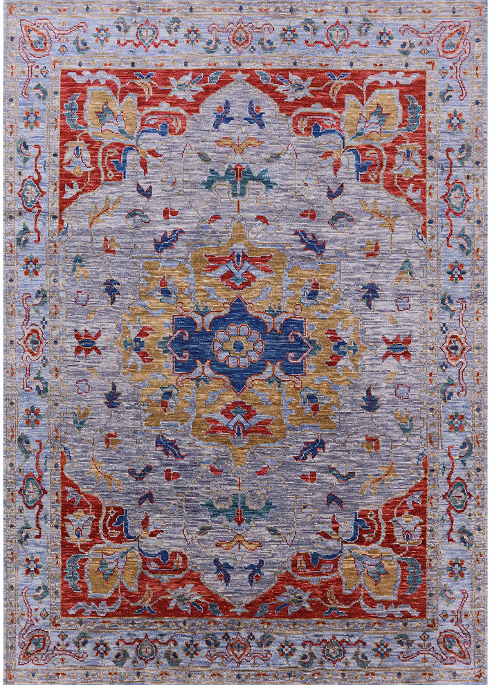 Ahgly Company Indoor Rectangle Mid-Century Modern Area Rugs, 7' x 9'