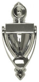 Nuk3y 5.5" High Knocker With 180 Degree UL Viewer, Chrome