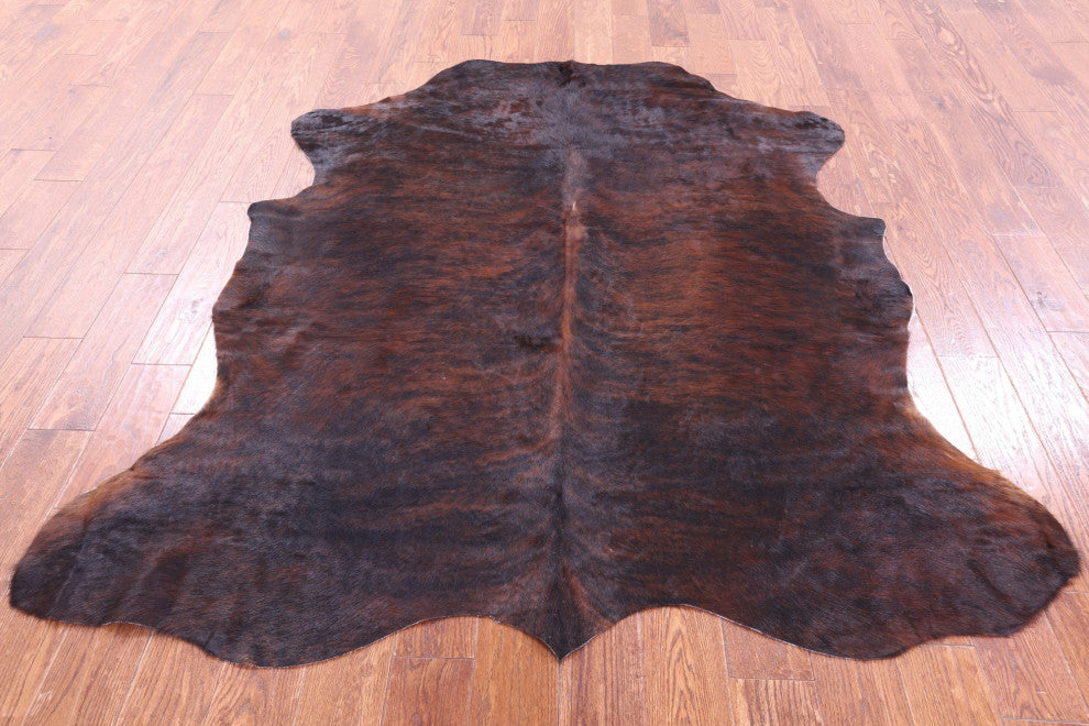 6' 6" X 5' 9" Natural Cowhide Rug C1976
