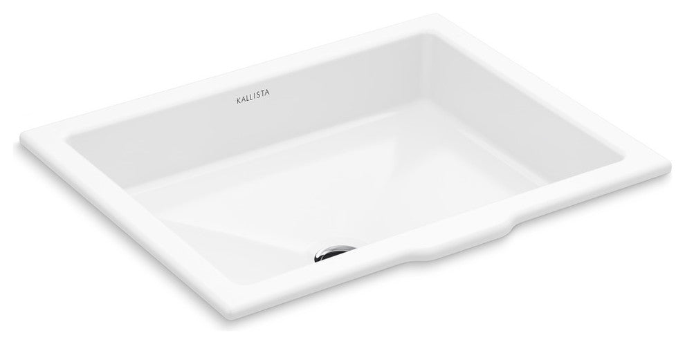 Perfect Under-Mount Basin, Centric Rectangle With Overflow