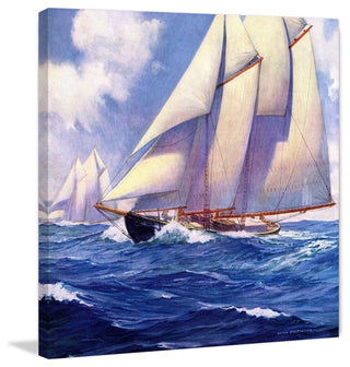 "Catamaran" Painting Print on Wrapped Canvas