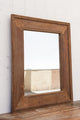 Boho Rustic Teak Frame Mirror