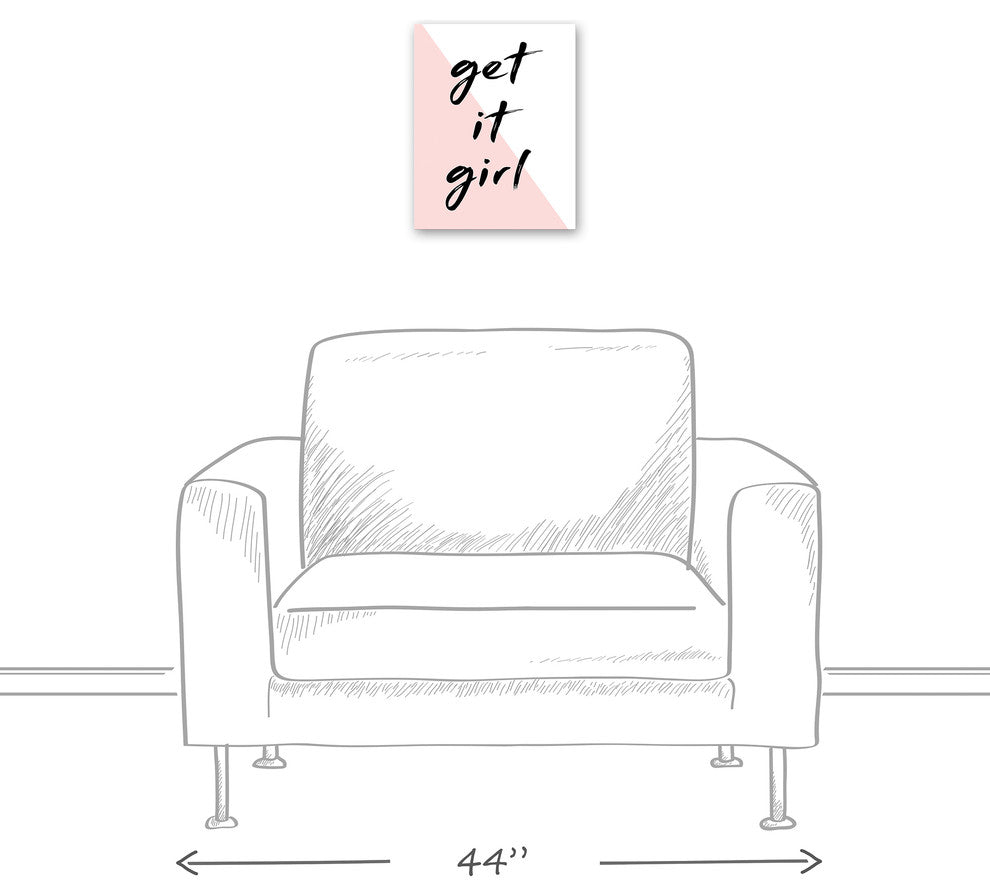 Get It Girl 11x14 Canvas Wall Art