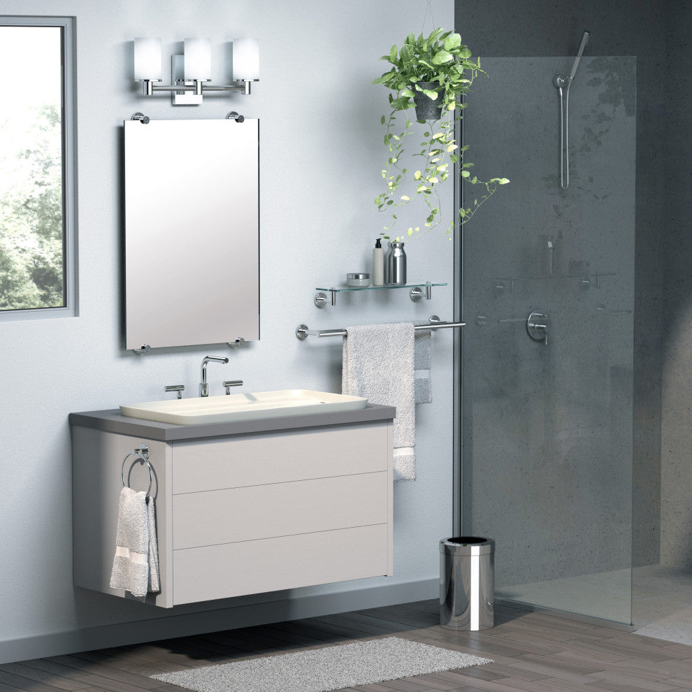 Gatco, Towel Bar, Chrome, 24"x3.13"x2"