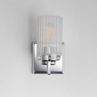 Maxim 21371 Rigata 9" Tall Bathroom Sconce - Polished Nickel