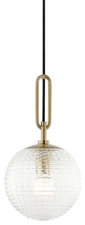 Hudson Valley Jewett One Light Pendant 7110-AGB
