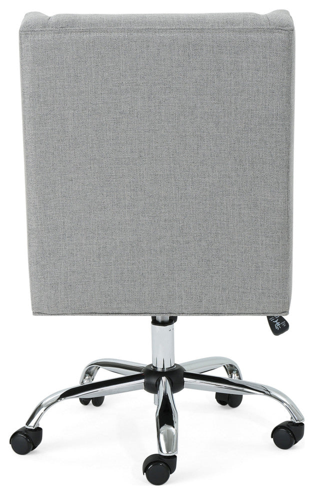 GDF Studio Tucker Traditional Home Office Chair, Gray