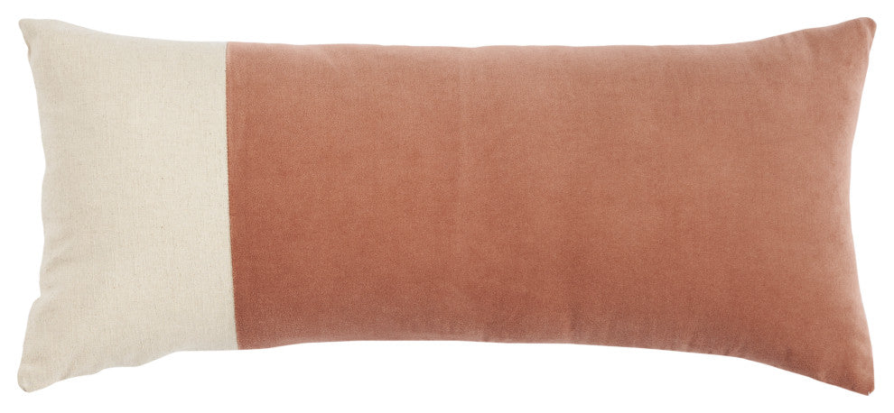 Mina Victory VJ225 Throw Pillow, Blush, 14" x 32"
