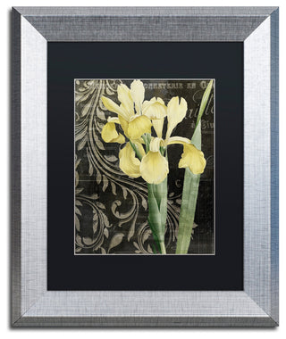 Color Bakery 'Ode To Yellow' Matted Framed Art, Silver Frame, Black Mat, 11x14