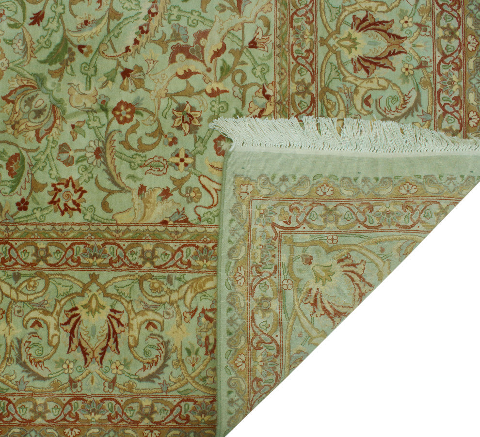 Pak-Persian Chapman Light Green/Rust Rug, 9'0x12'2