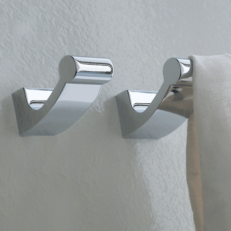 Lacava Team Collection Robe Hook, Polished Chrome
