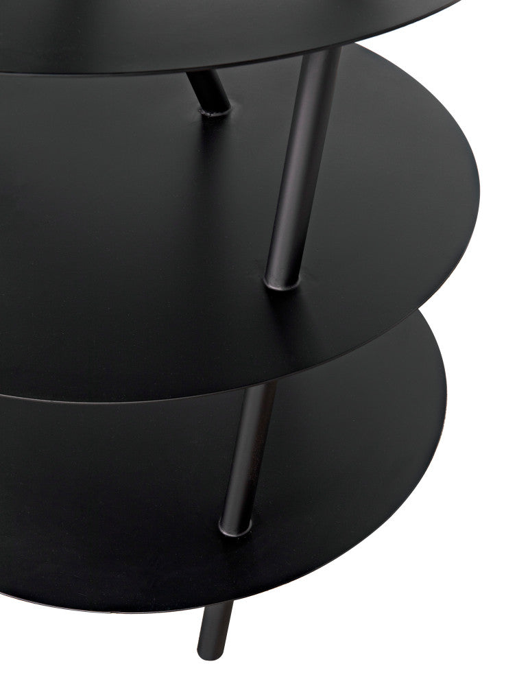 NOIR Furniture Gautama Shelf, Black Metal GBCS242MTB