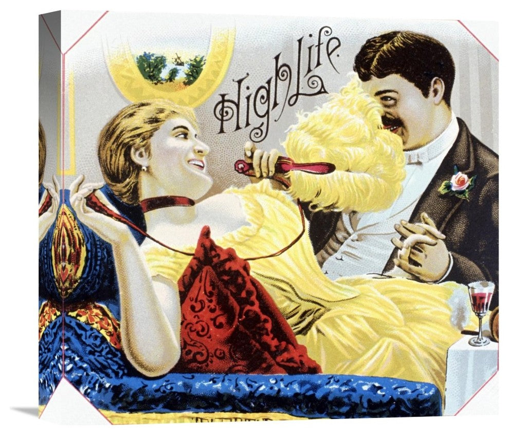 "High Life" Stretched Canvas Giclee, 16"x15"