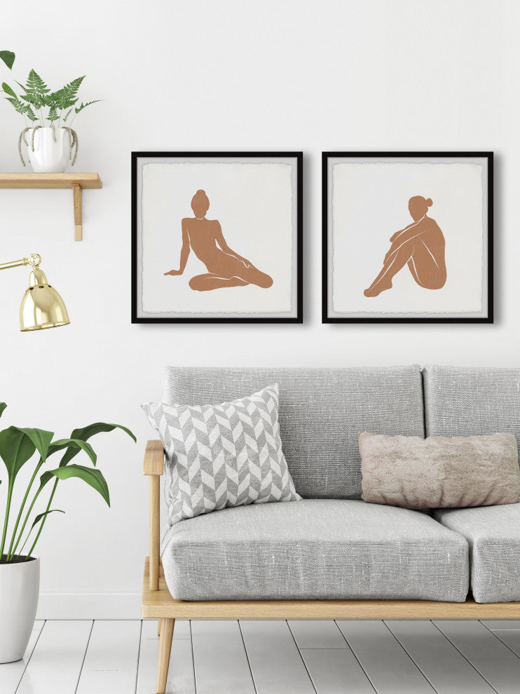 Feeling the Sunshine Diptych, Set of 2, 24x24 Panels