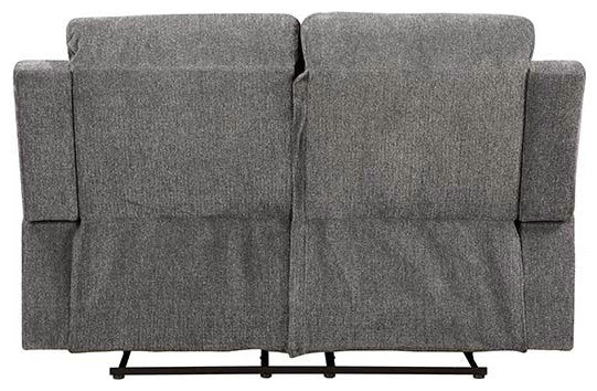 Acme Kalen Loveseat Motion Gray Chenille