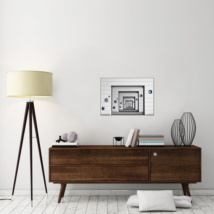 "Blue Desire" Stretched Canvas Giclee by Henk Van Maastricht, 30x21"