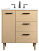 Elegant Decor Baldwin Bathroom Vanity Maple